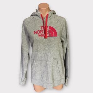 The North Face Women’s Large Gray/Pink Half Dome Pullover Hoodie